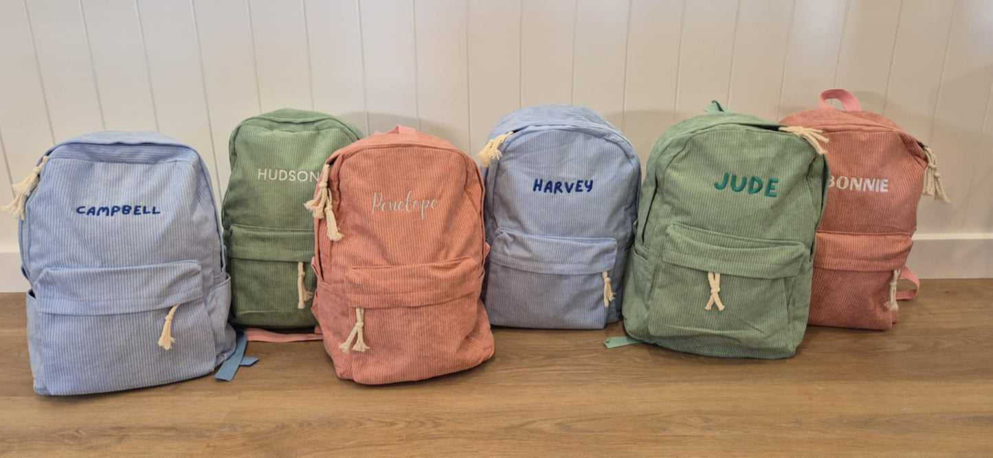 Corduroy Backpack